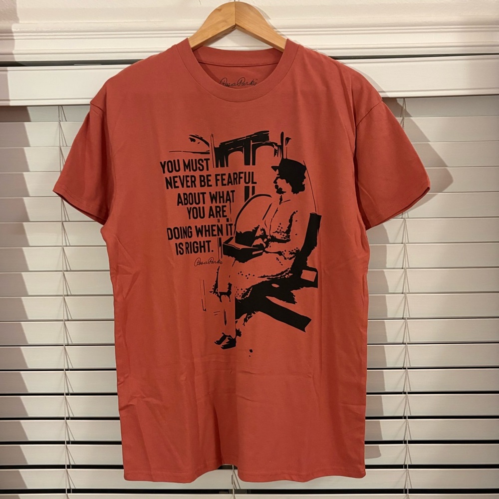 Mens Red Rosa Parks T-Shirt